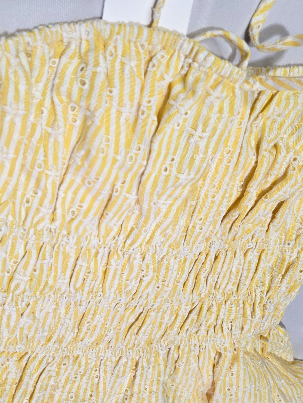 Lemoncello Strapless Mini Dress. - Picture 5 of 9